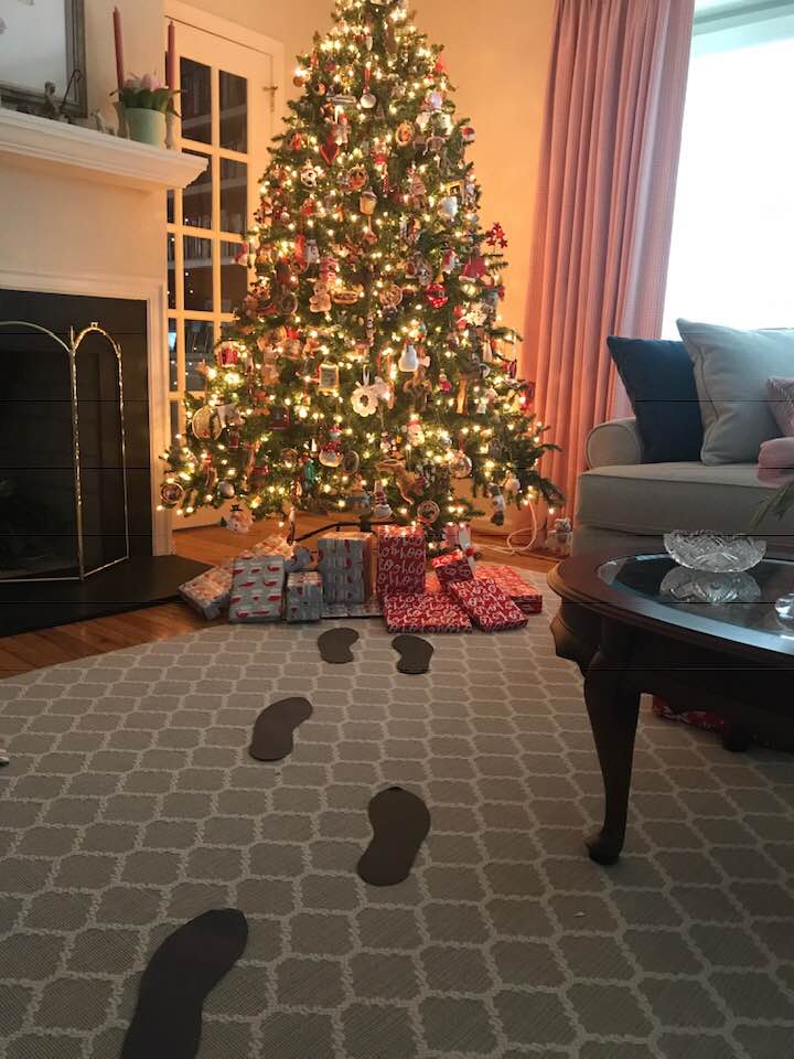 Santa Shoeprints
