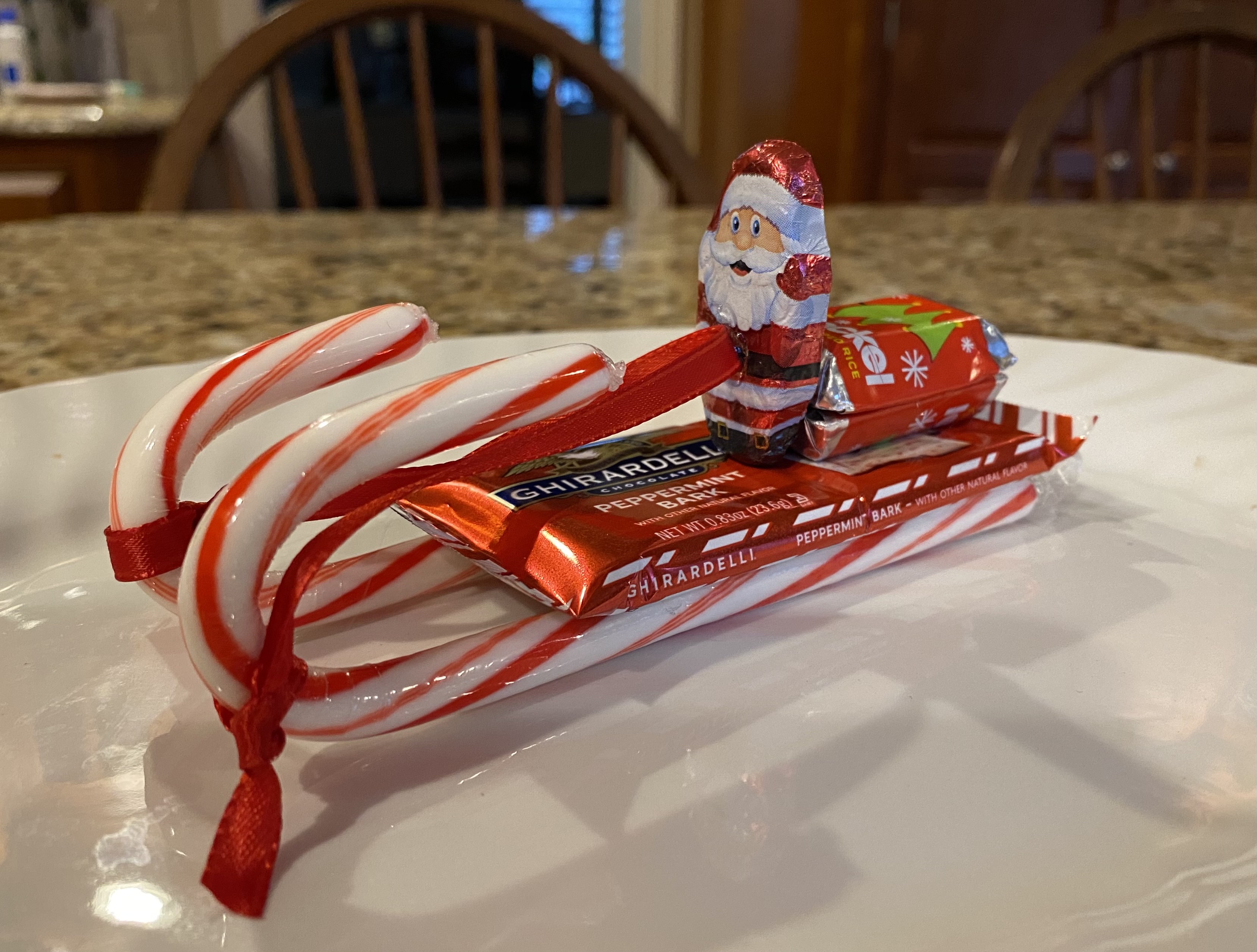 Candy Cane Santa Sleigh – B Crafty
